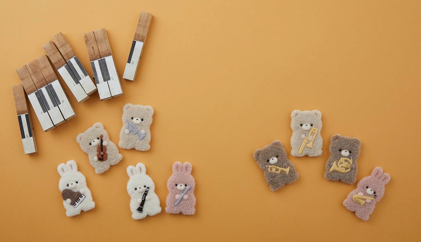 (PREORDER-Delivery in 48hrs) Fluffy and Fancy Animals Made with Punch Needles (mocomoco march) (2026)