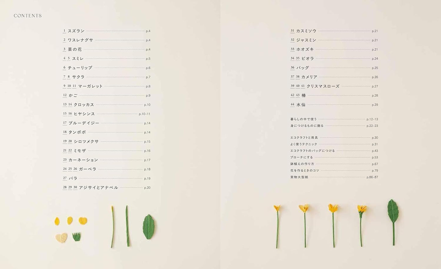 (PREORDER-Delivery in 48hrs) Cut and Paste to create Eco-craft Flowers (Mayumi Araki) (2026)