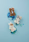 (PREORDER-Delivery in 48hrs) Fluffy and Fancy Animals Made with Punch Needles (mocomoco march) (2026)