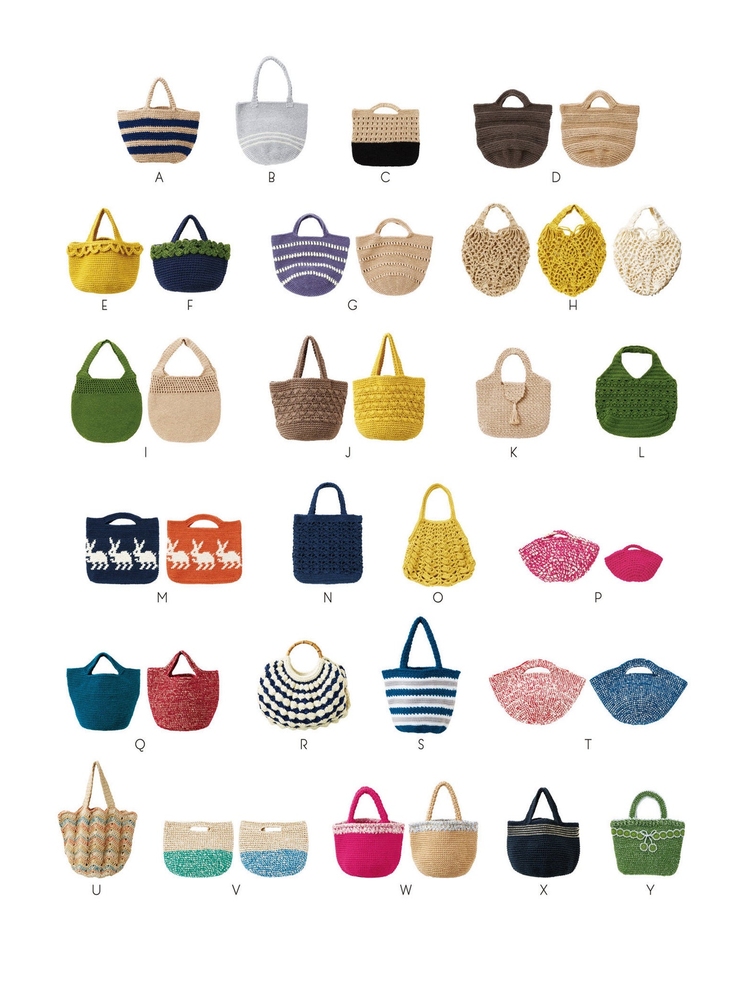 Bags Knitted with Twine