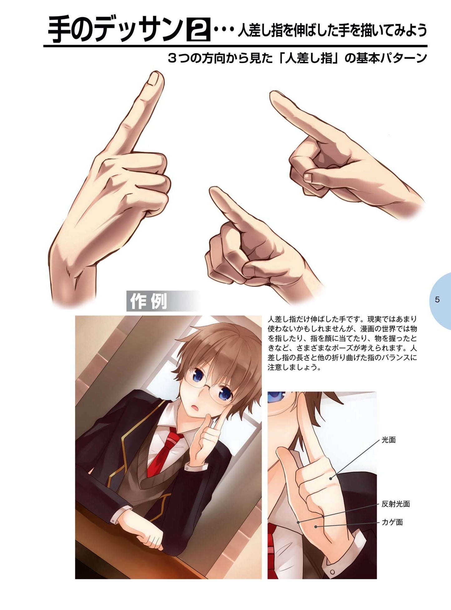 How to Draw Men's Moe Characters Face and Body