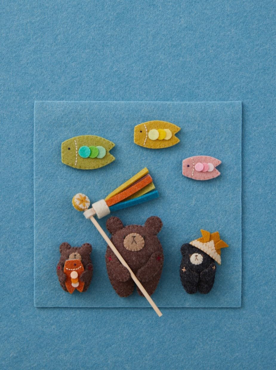 (PREORDER-Delivery in 48hrs) Cute Felt Mascots to Enjoy The Seasons (Matsubokkuri) (2025)