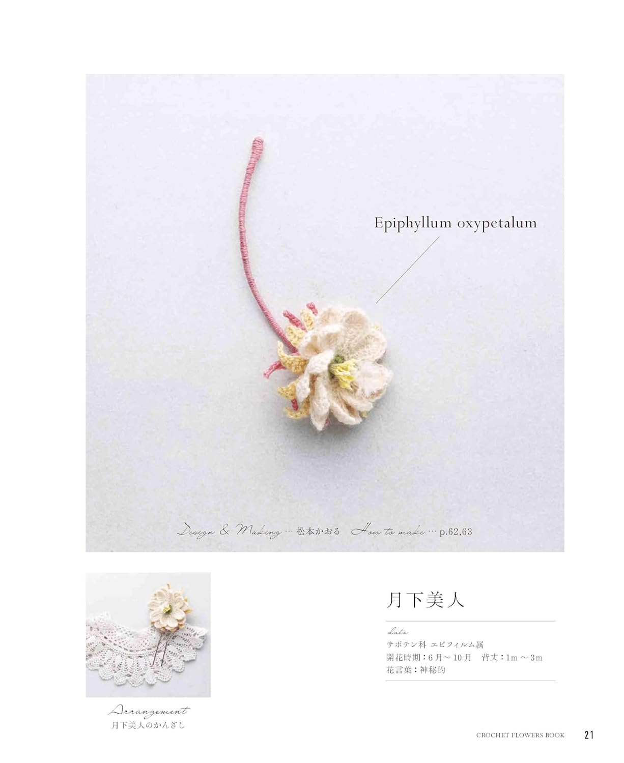 Knitting with ECO VITA - Crochet Elegant Flower Illustrated Book (applemints) (2024)