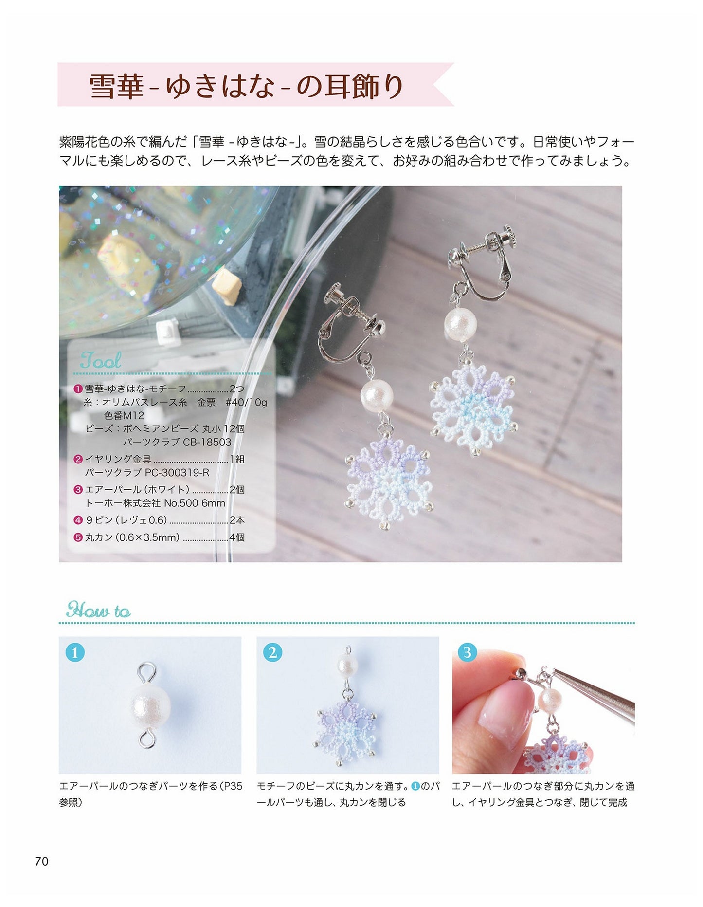 Cute Handmade Accessories Made from Tatting Lace by Grand Jete (2018)