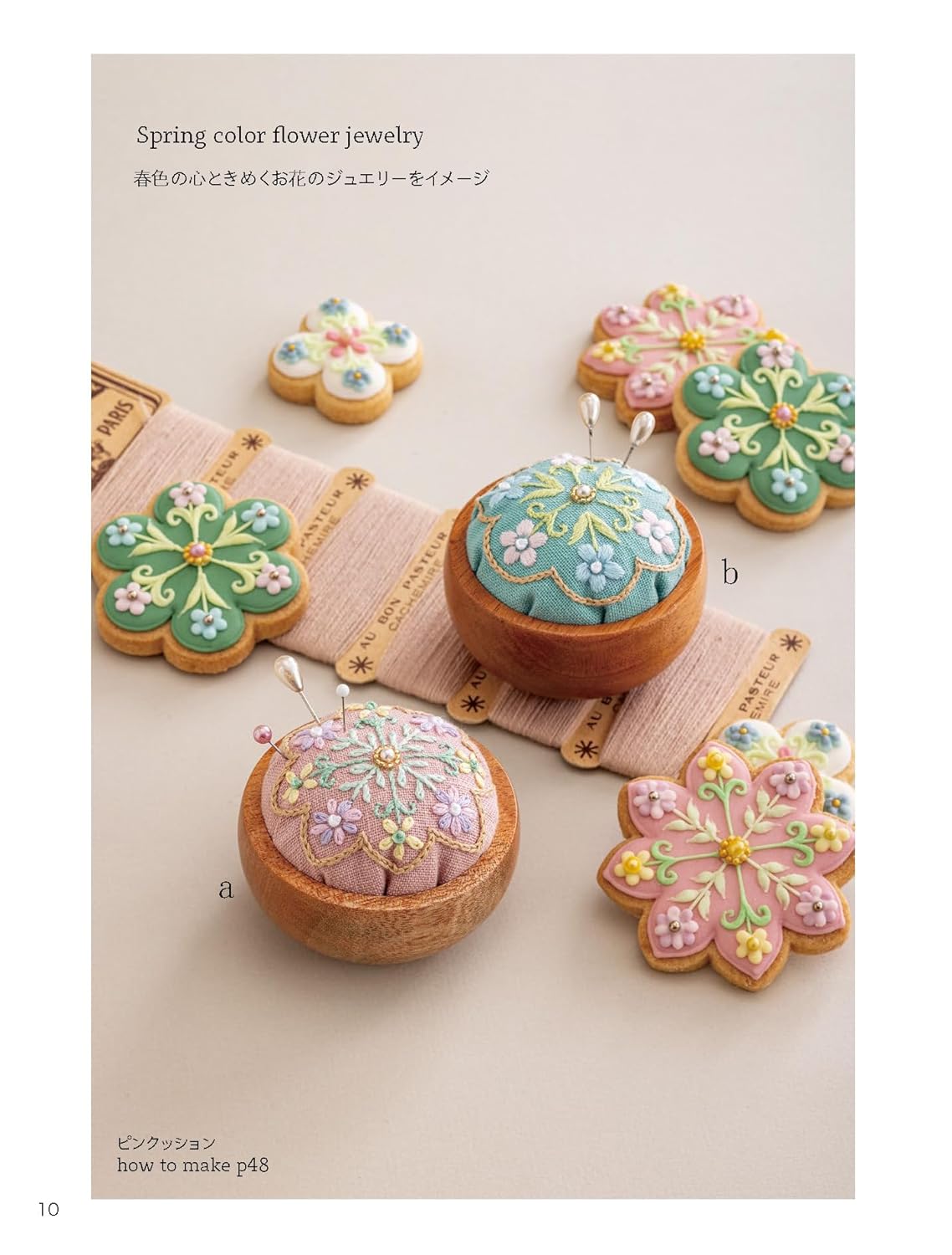 Sweets Artist KUNIKA x Totsuka Embroidery Cute Cookie Embroidery