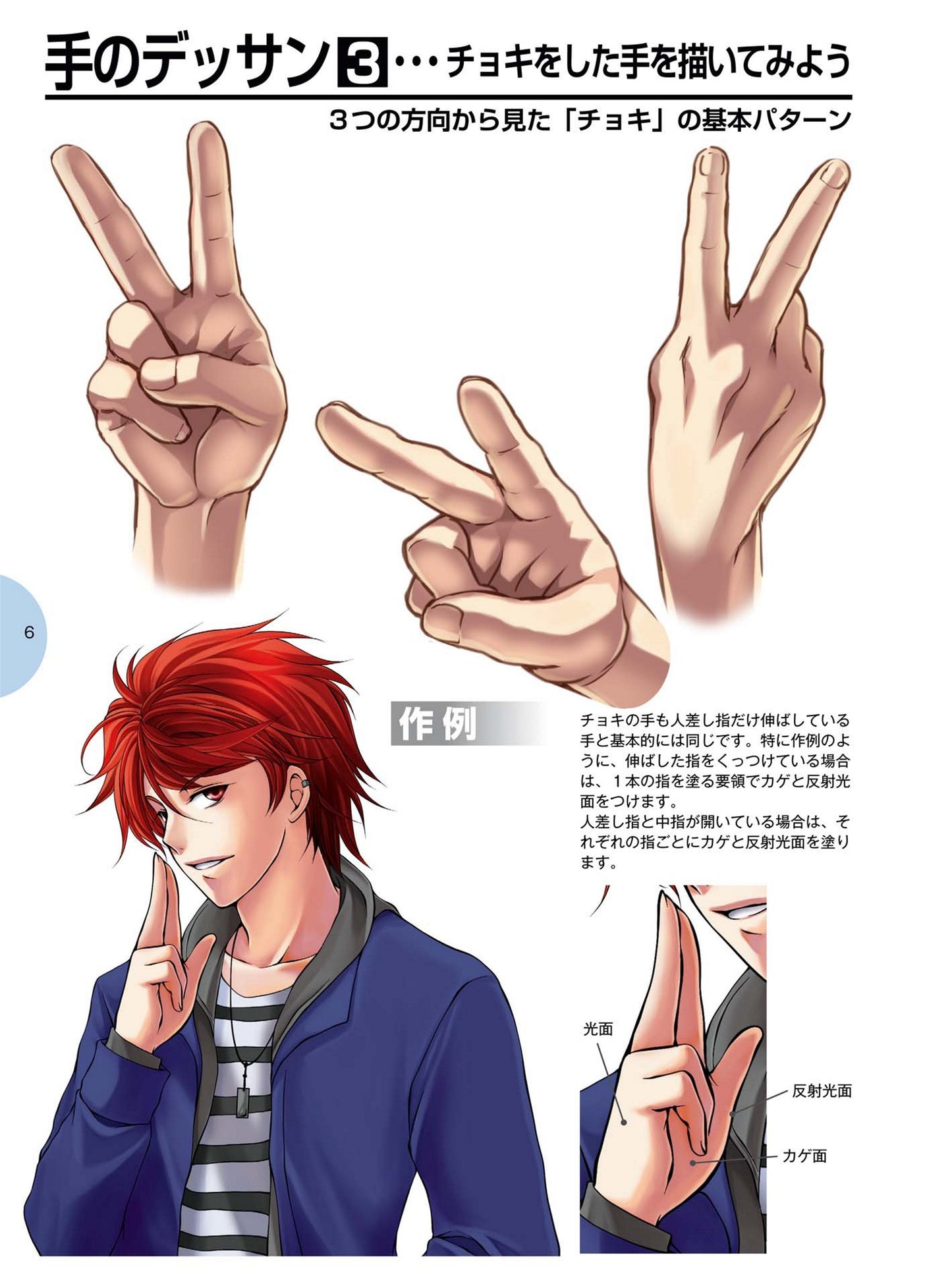 How to Draw Men's Moe Characters Face and Body