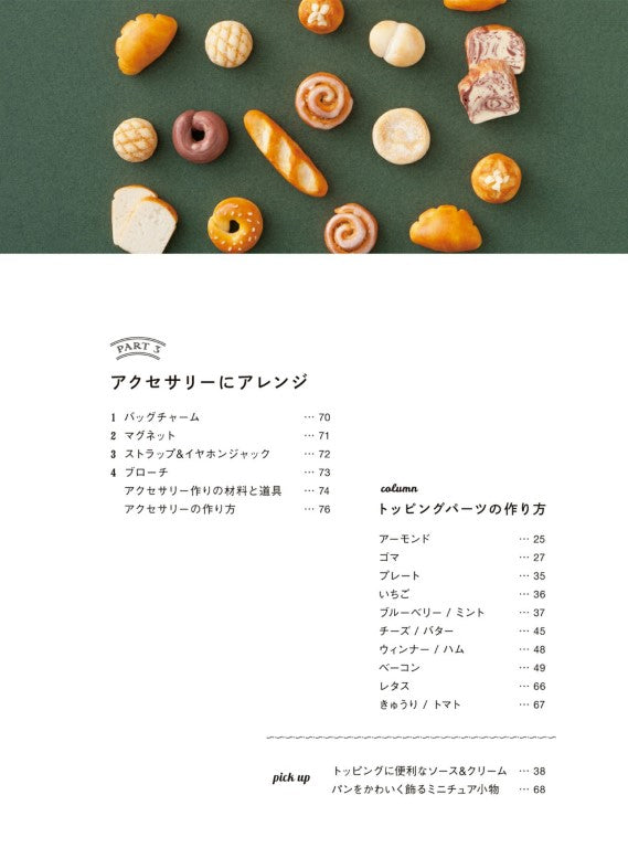 Cute Miniature Bread Made of Resin Clay (Mayu Sekiguchi) (2014)
