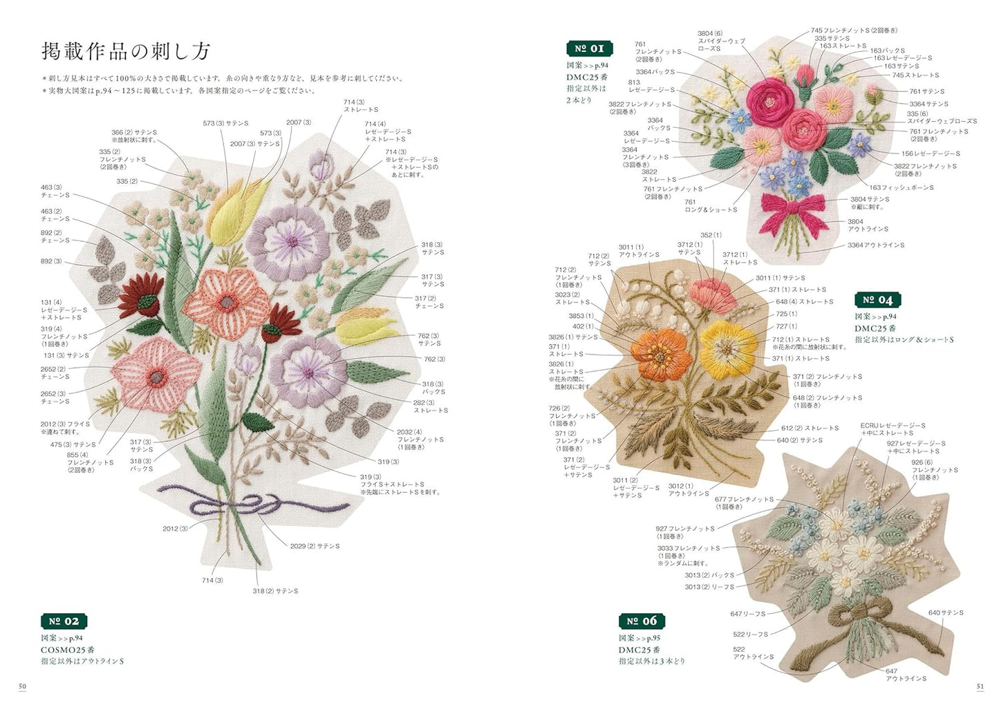 Botanical Embroidery Designs - Wreaths and Bouquets (2022)