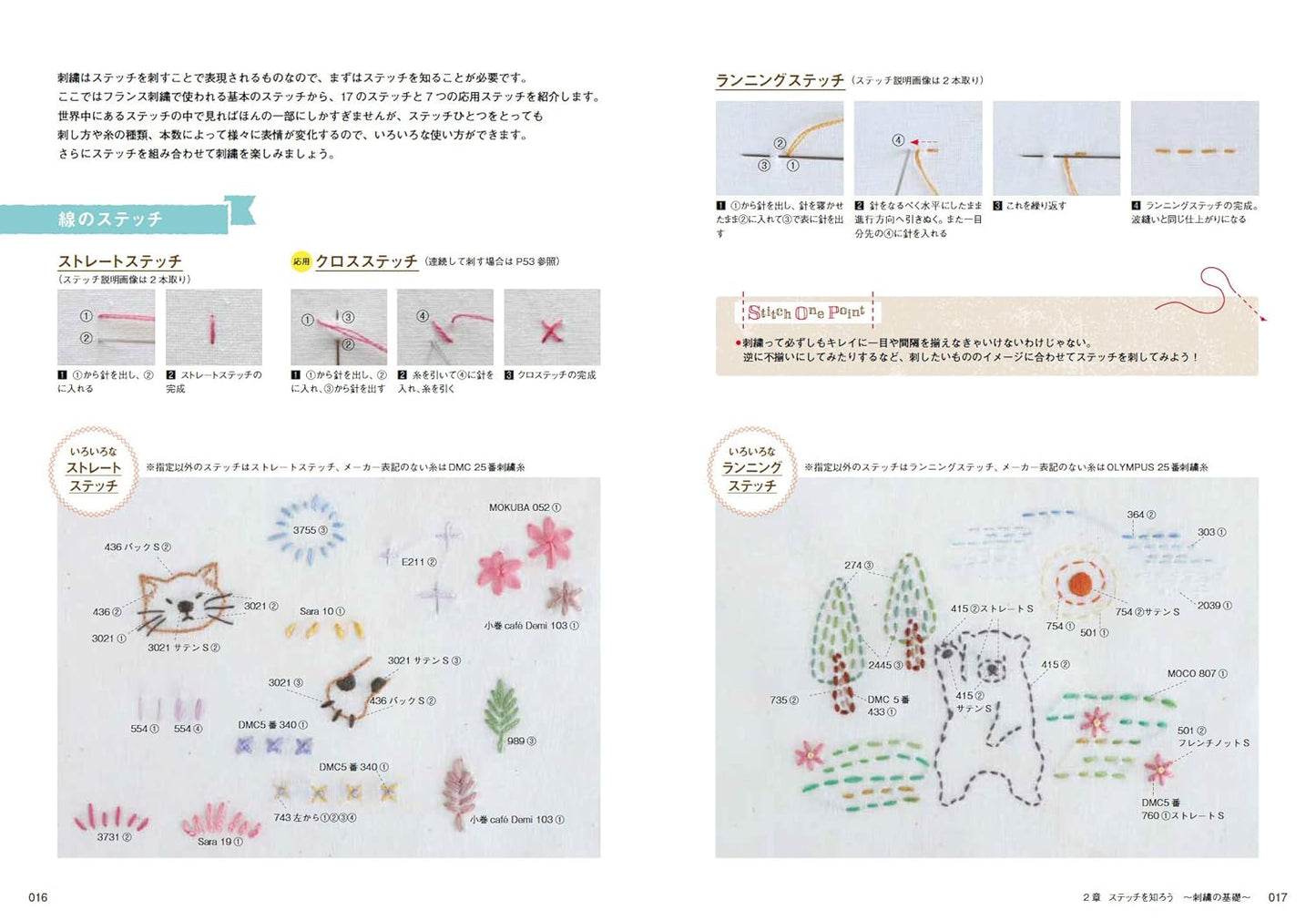 Enjoy Animal Embroidery Lessons With Various Threads (Chicchi) (2021)