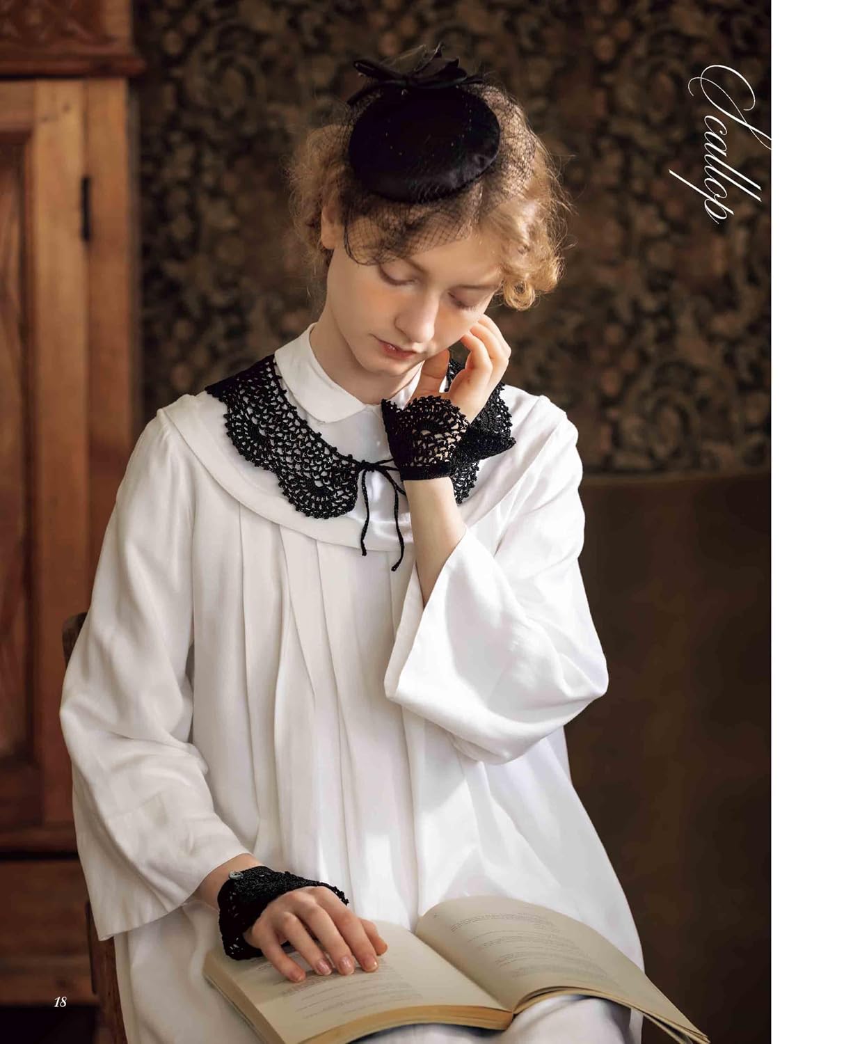 Antique-Style Crochet Lace Detachable Collar & Cuffs (applemints) (2026)