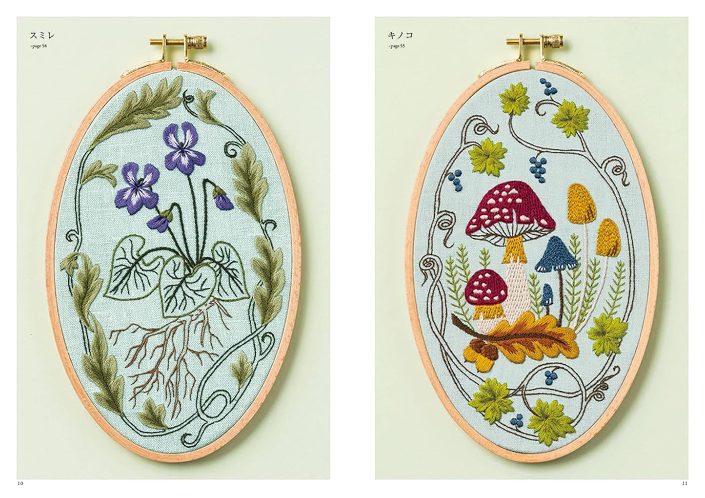 Plant and Animal Embroidery by PieniSieni (2021)