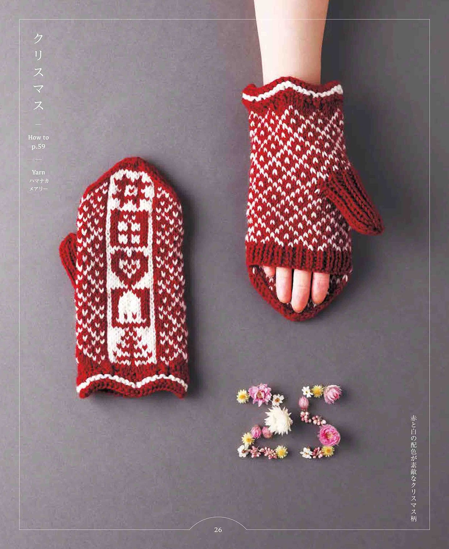 2way Mittens with Needle Knitting (applemints)