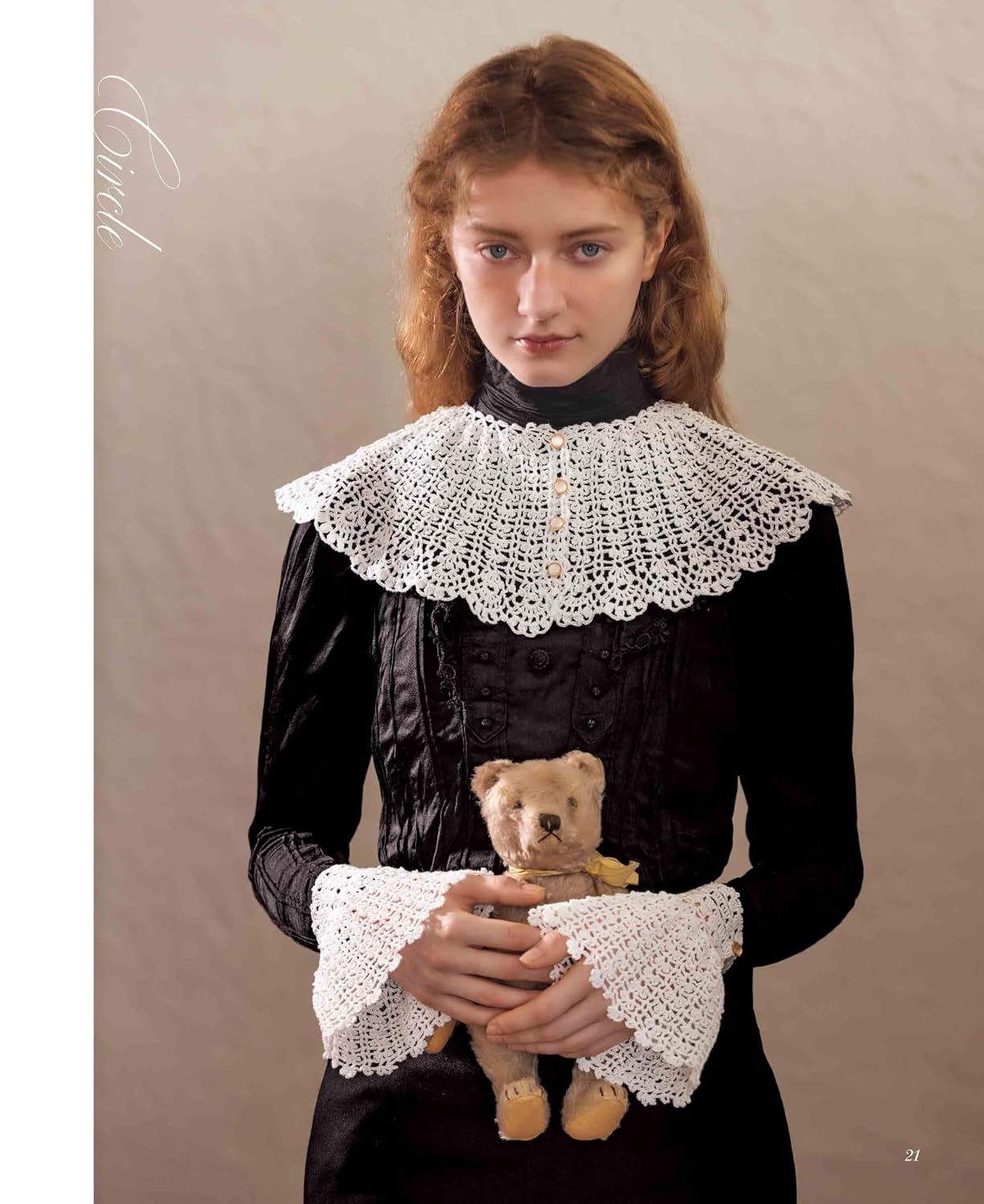 Antique-Style Crochet Lace Detachable Collar & Cuffs (applemints) (2026)