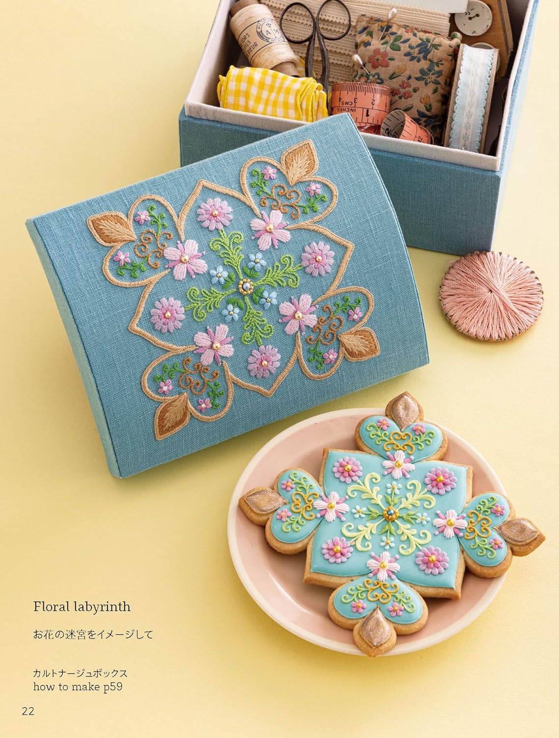 Sweets Artist KUNIKA x Totsuka Embroidery Cute Cookie Embroidery