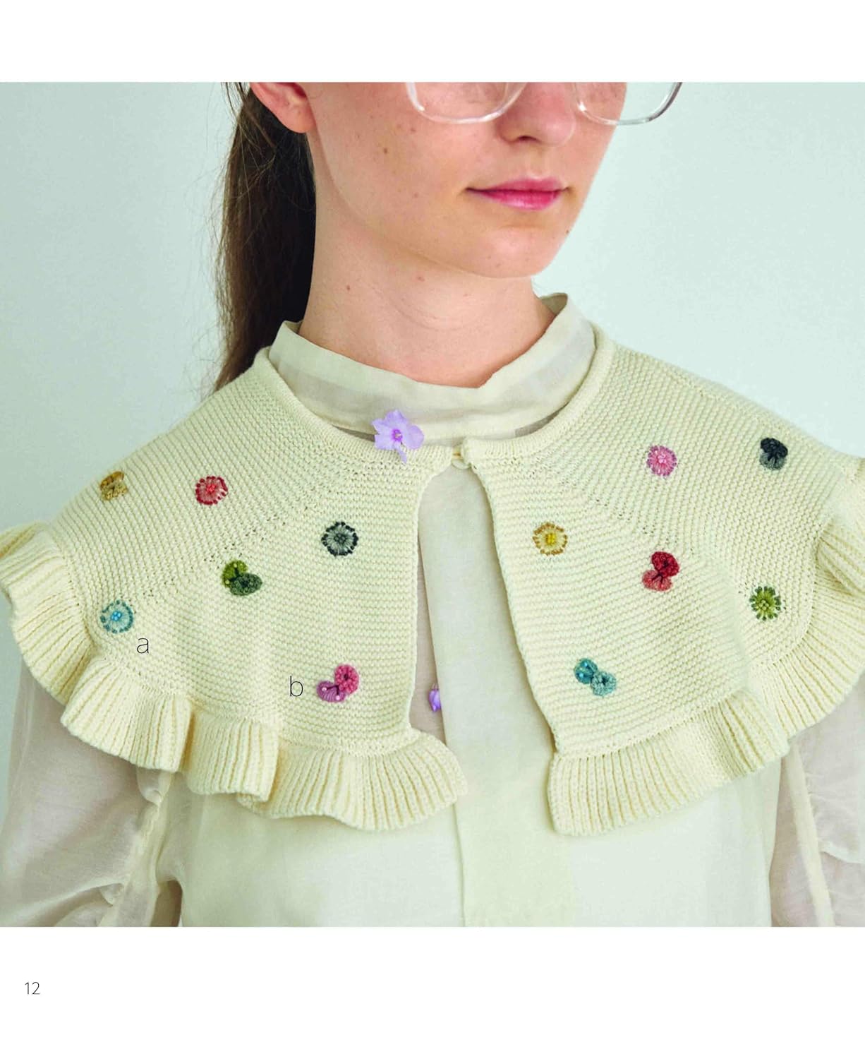 Flowers Blooming on Knitwear - Wool Embroidery with 50 Stitches (applemints) (2025)