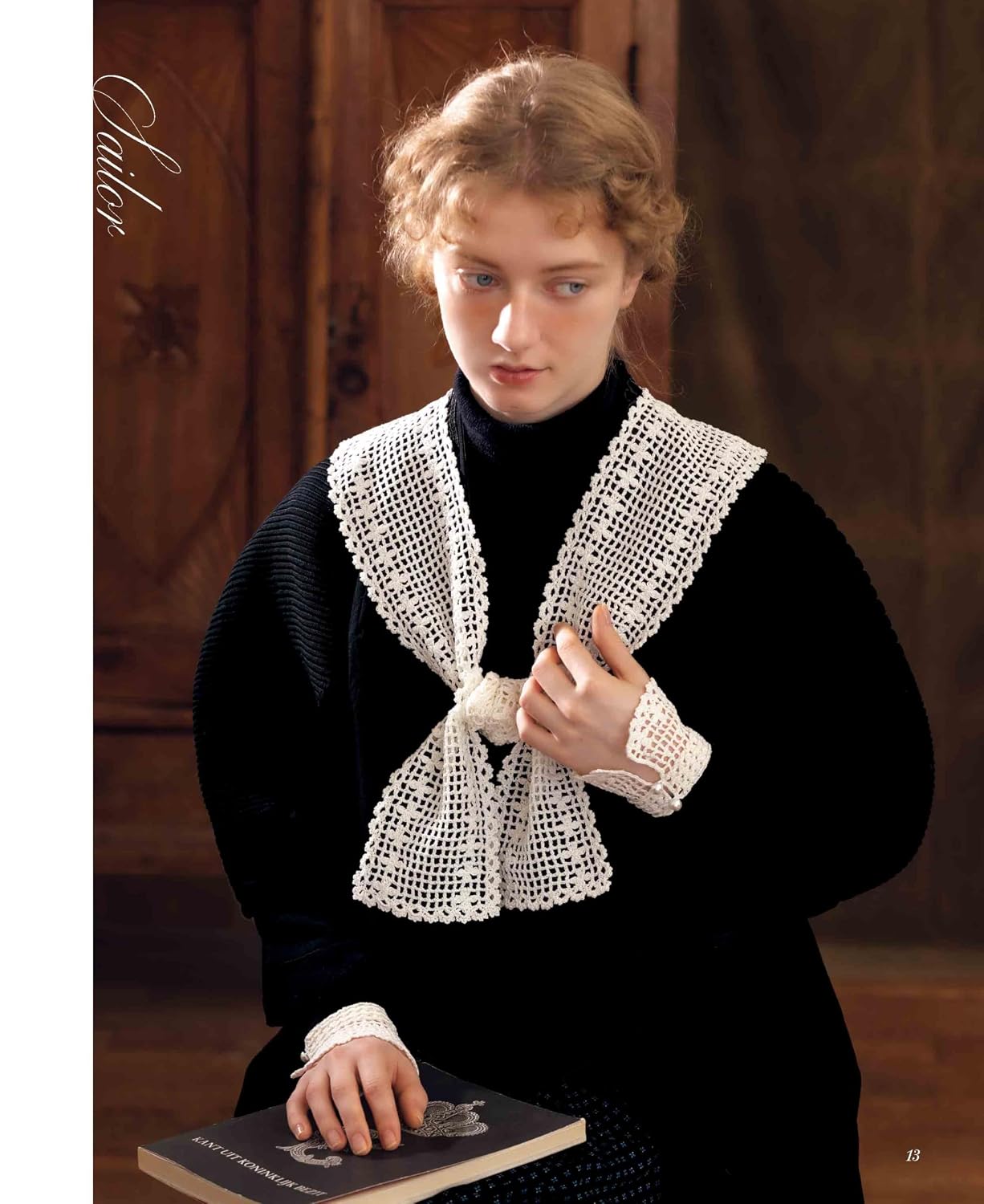 Antique-Style Crochet Lace Detachable Collar & Cuffs (applemints) (2026)