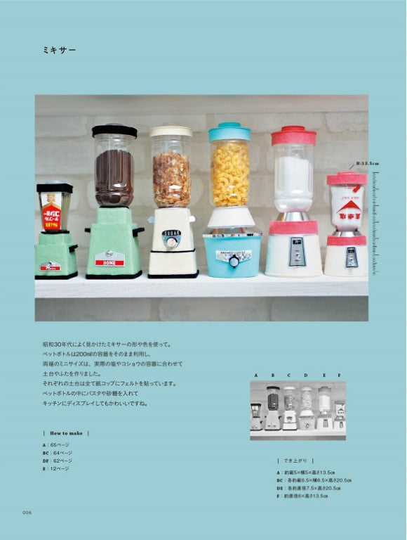 Retro Home Appliances and Miniature Goods Made from Plastic and Empty Containers (2019)