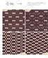 (PREORDER-Delivery in 48hrs) 88 Traditional Continuous Kogin Embroidery Pattern Designs (Tomoko Ueki) (2021)