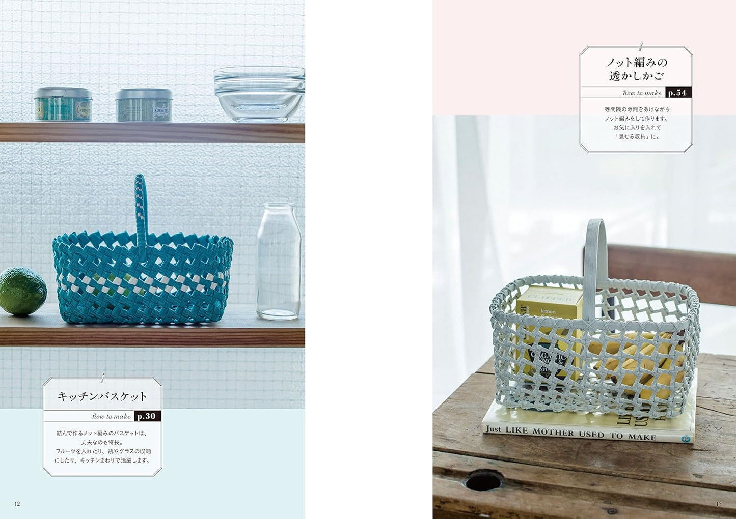 (PREORDER-Delivery in 48hrs) Stylish Woven Eco-Craft Baskets and Bags (Akemi Furuki) (2016)