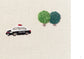 Working Vehicle Embroidery (Mieko Sasaki) (2021)