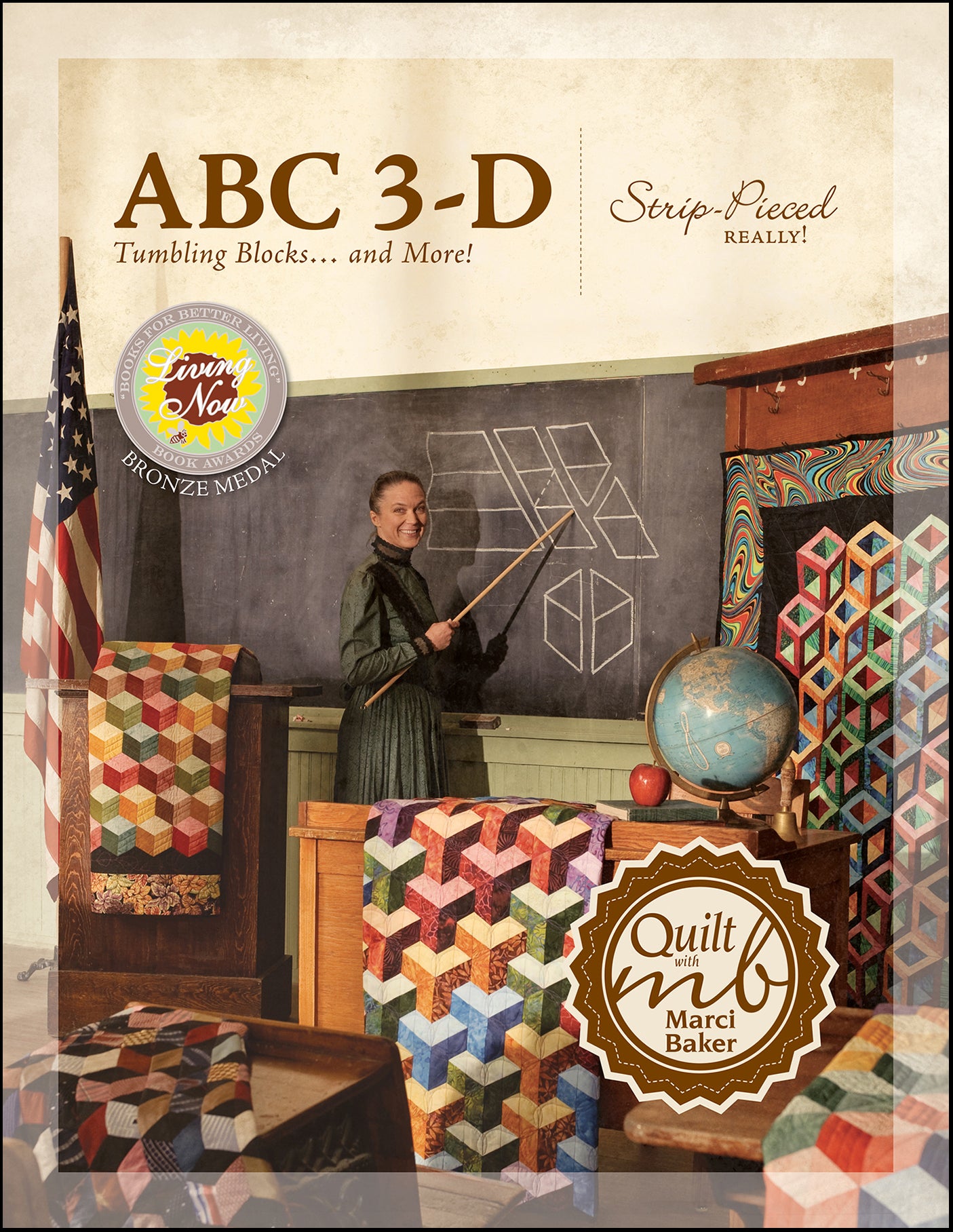 ABC 3-D Tumbling Blocks . . . and More!  Strip-Pieced Really!
