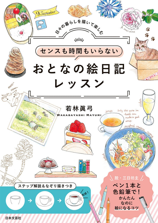 A Collection of Techniques for Drawing Attractive Illustrated Diaries (Mayumi Wakabayashi)