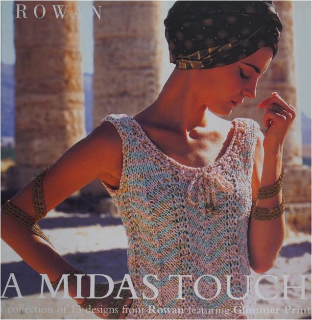 A Midas Touch - A Rowan Collection of 13 Designs featuring Glimmer Print