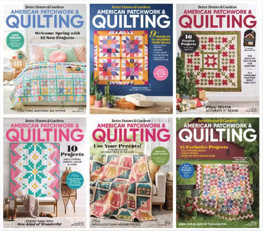 American Patchwork & Quilting - Full Year 2025 Collection (6 Issues)