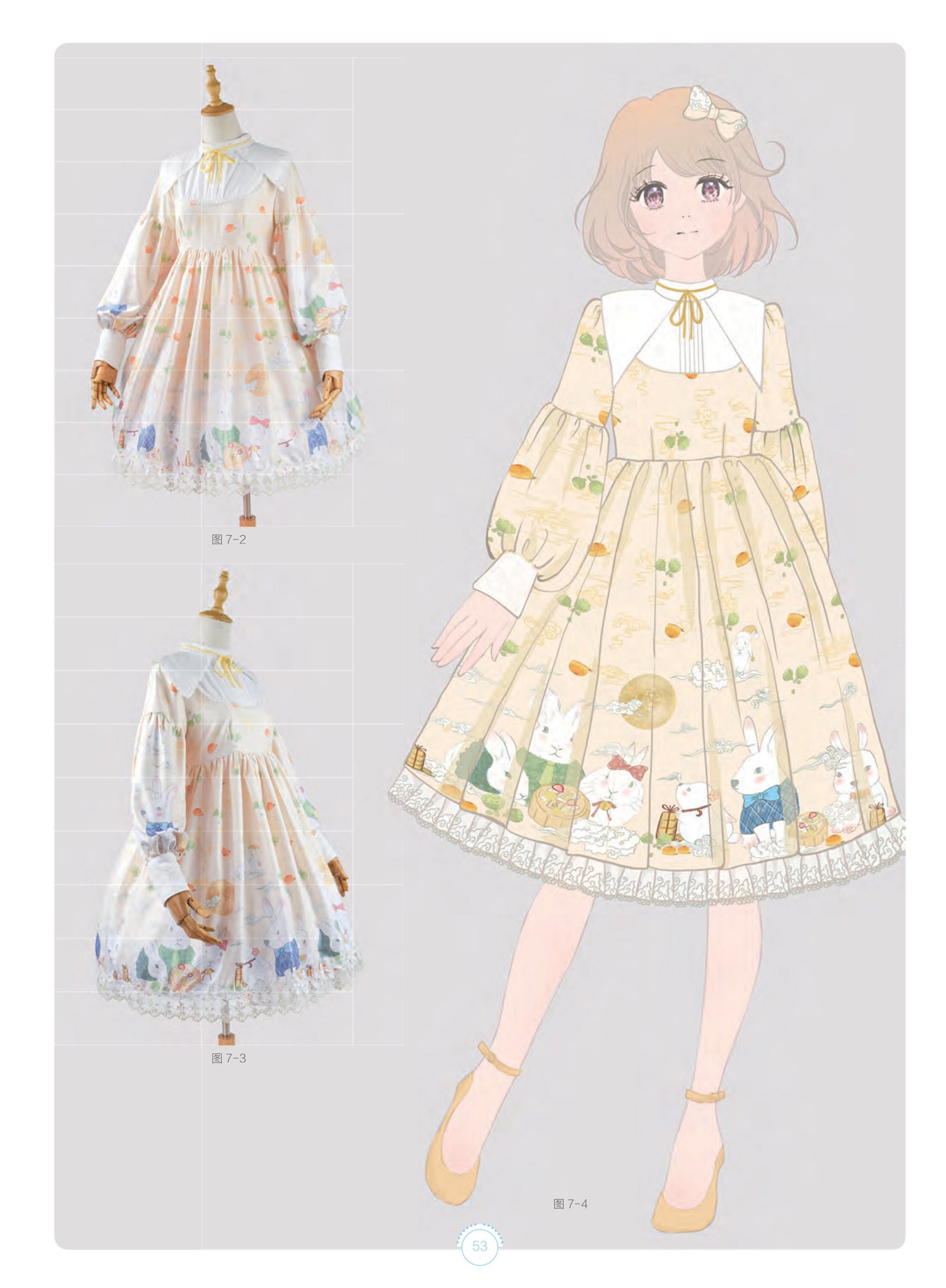 Basic Lolita Craft Patterns and Cutting Tutorials (CHINESE)