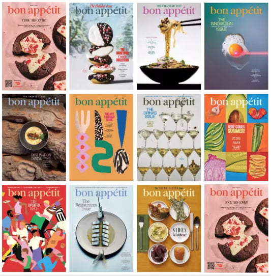 Bon Appétit - Full Year 2025 Collection (11 Issues)