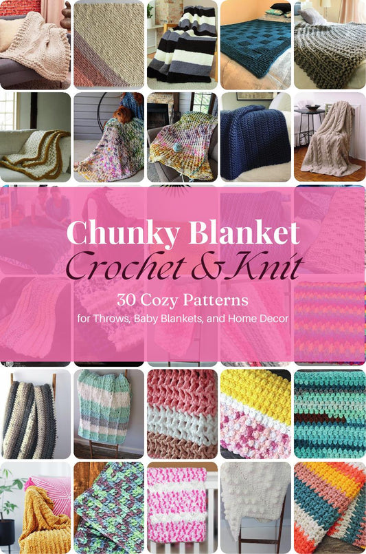 Chunky Blanket Crochet & Knit (Mattie Kuhlmann)
