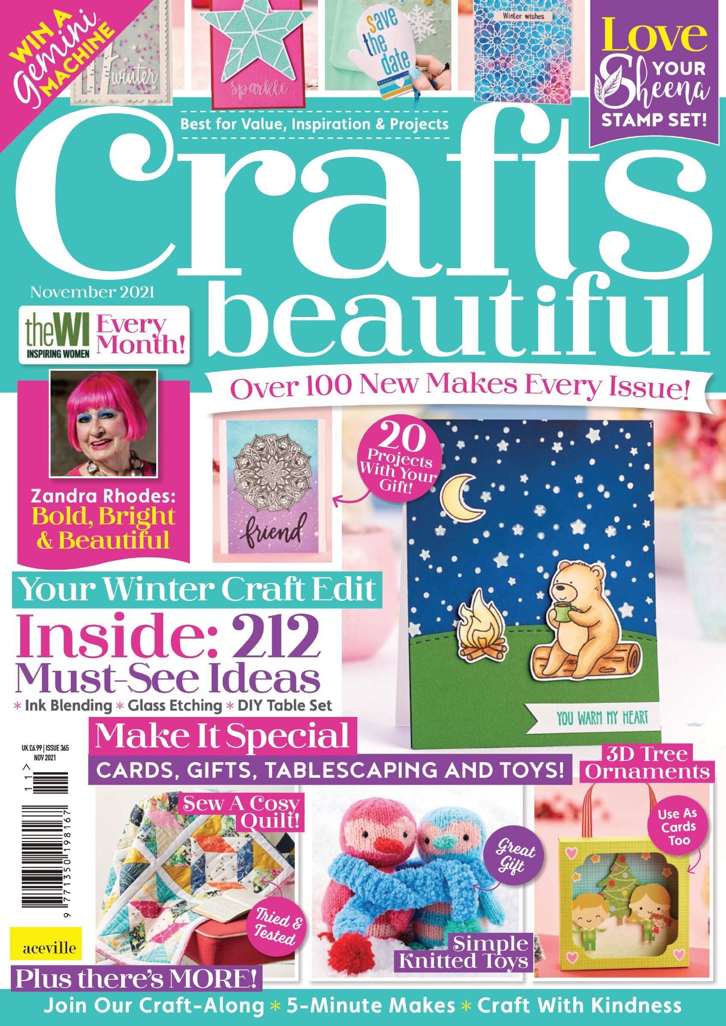 Crafts Beautiful (2021) Full Year Collection (12 Issues)