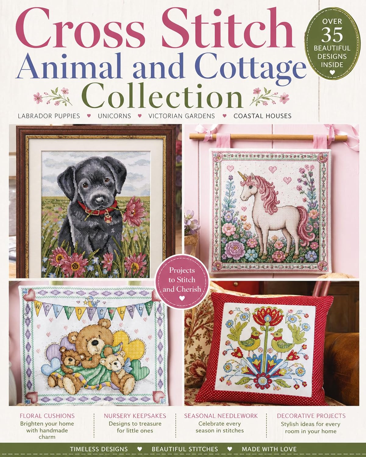 Cross Stitch Animal and Cottage Collection