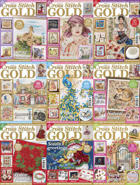 Cross Stitch Gold (2017) Full Year Collection (9 Issues)