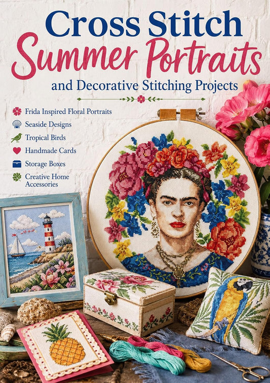 Cross Stitch Summer Portraits and Decorative Stitching Projects
