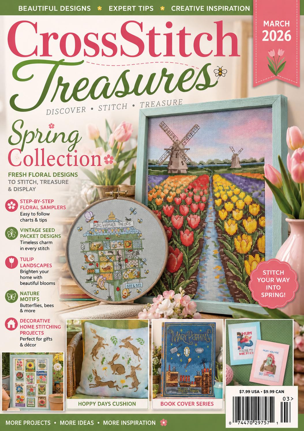 Cross Stitch Treasures Spring Collection March 2026