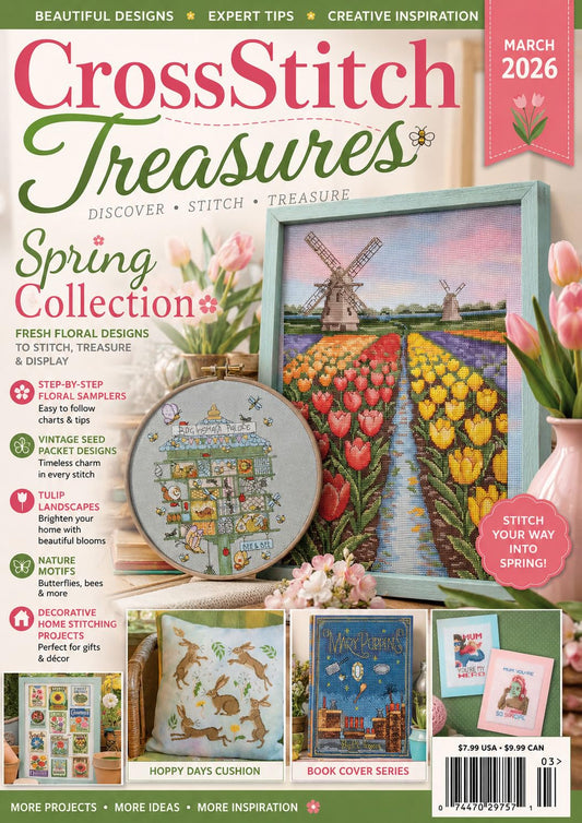 Cross Stitch Treasures Spring Collection March 2026