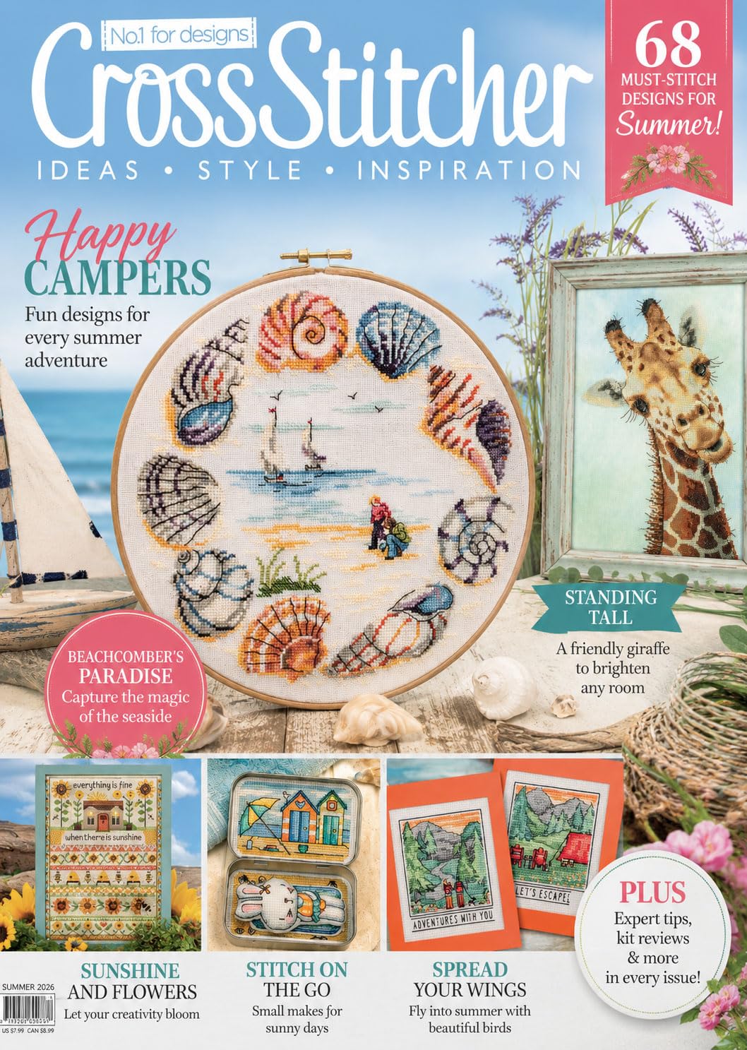 CrossStitcher Ideas Style Inspiration - 68 Must-Stitch Designs for Summer