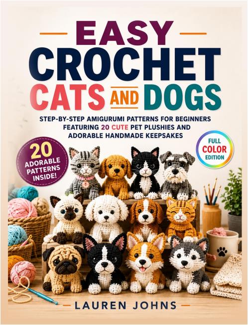 Easy Crochet Cats and Dogs_ Ste - Lauren Johns