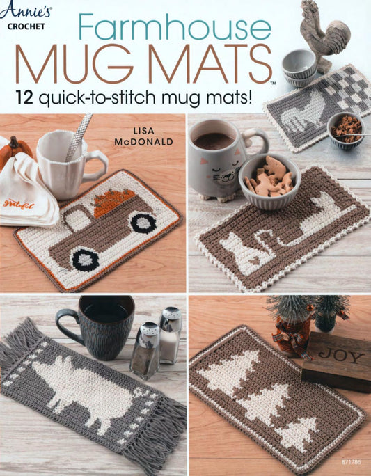 Farmhouse Mug Mats (Annie's Crochet)