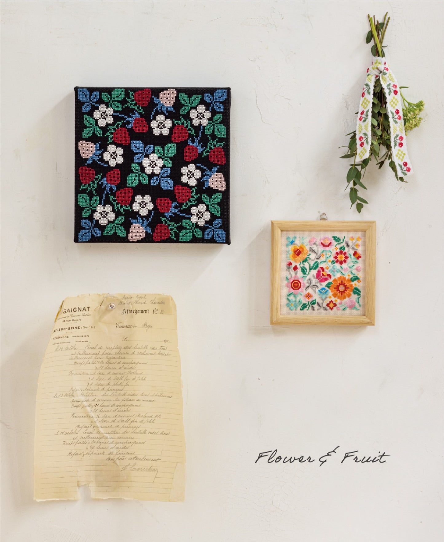 Flowers and Fruits Cross Stitch 3 (Kaoru Totsuka) (2023)