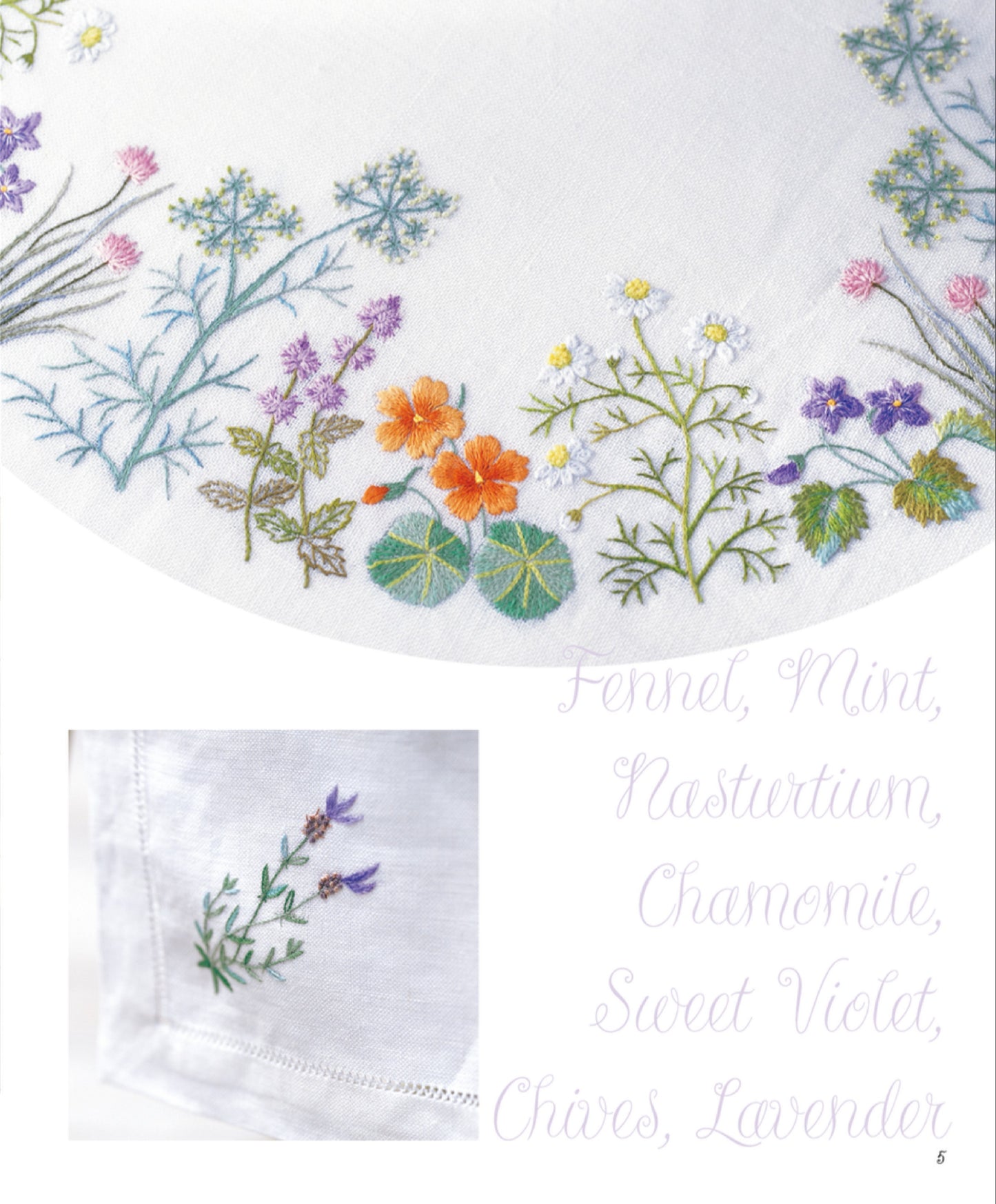 Herb Embroidery on Linen Vol.01 (Sadako Totsuka) (2025)