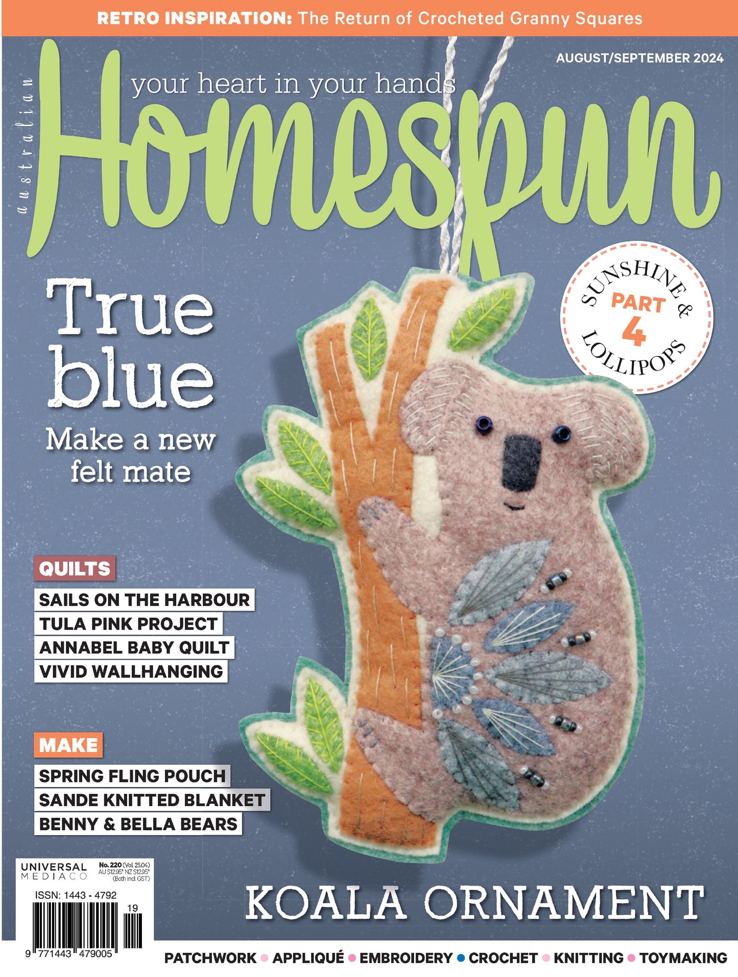 Homespun Australia Issue 220 (2024)