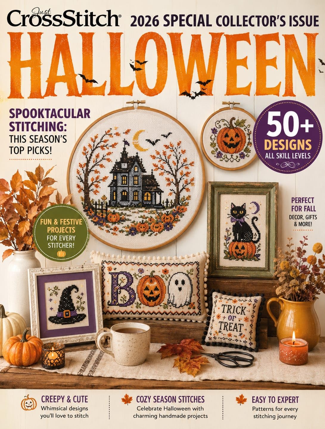 Just CrossStitch - Halloween Cross Stitch Designs (2026)