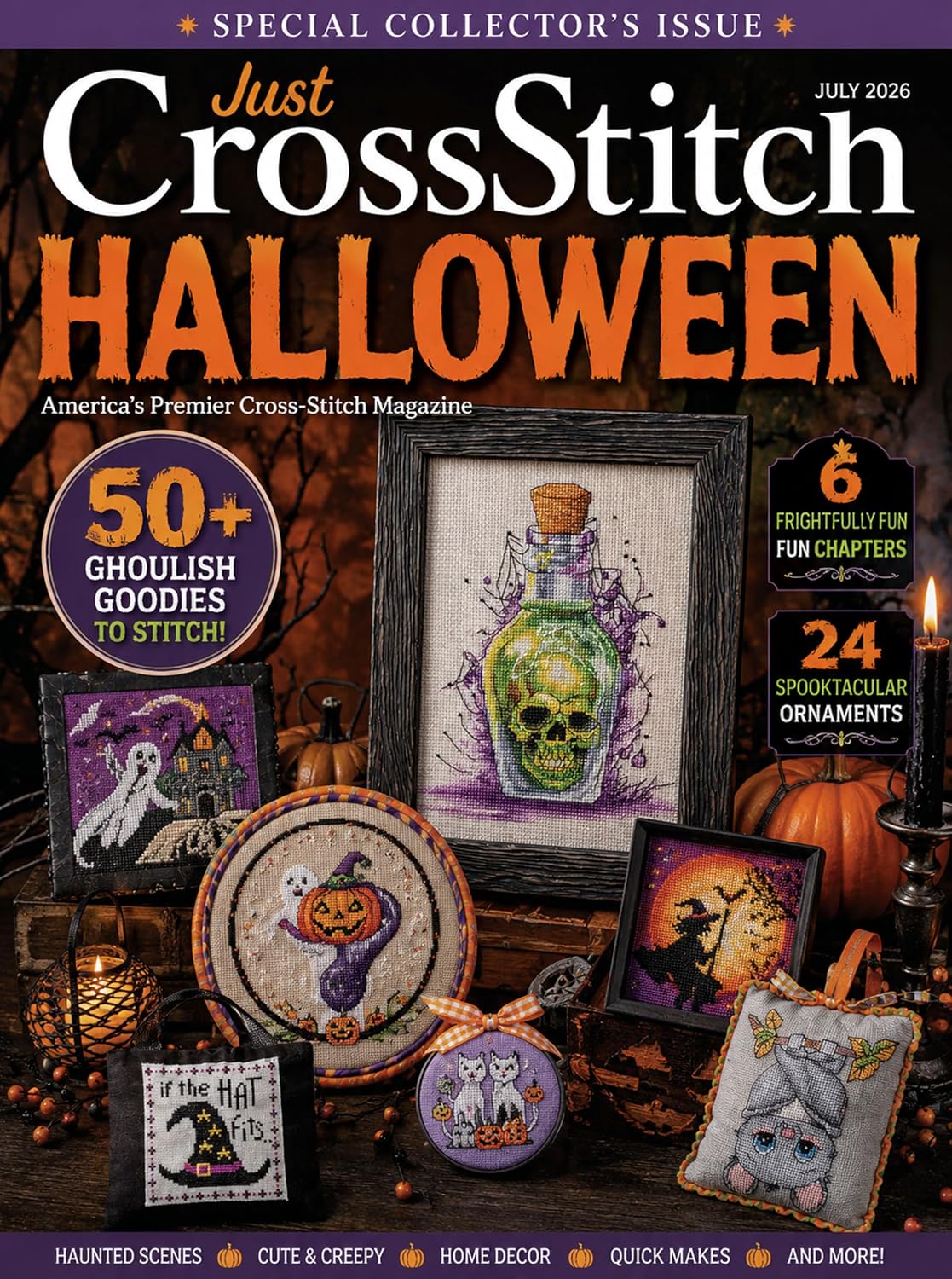 Just CrossStitch Halloween July 2026 Special Collector's Issue