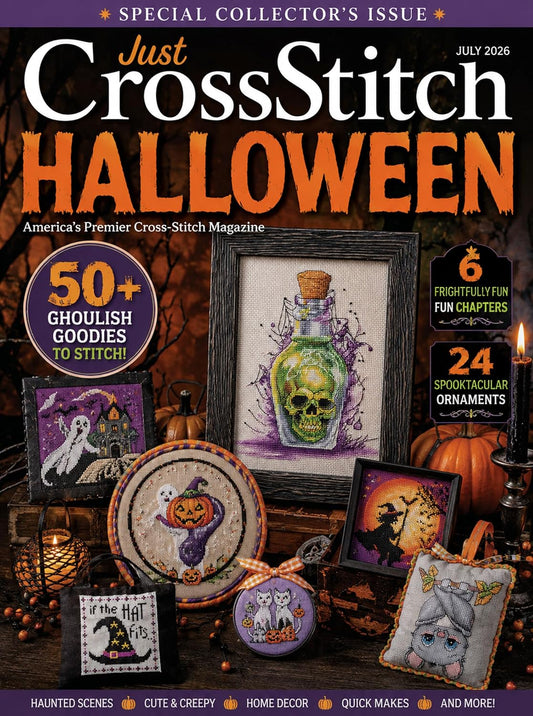 Just CrossStitch Halloween July 2026 Special Collector's Issue