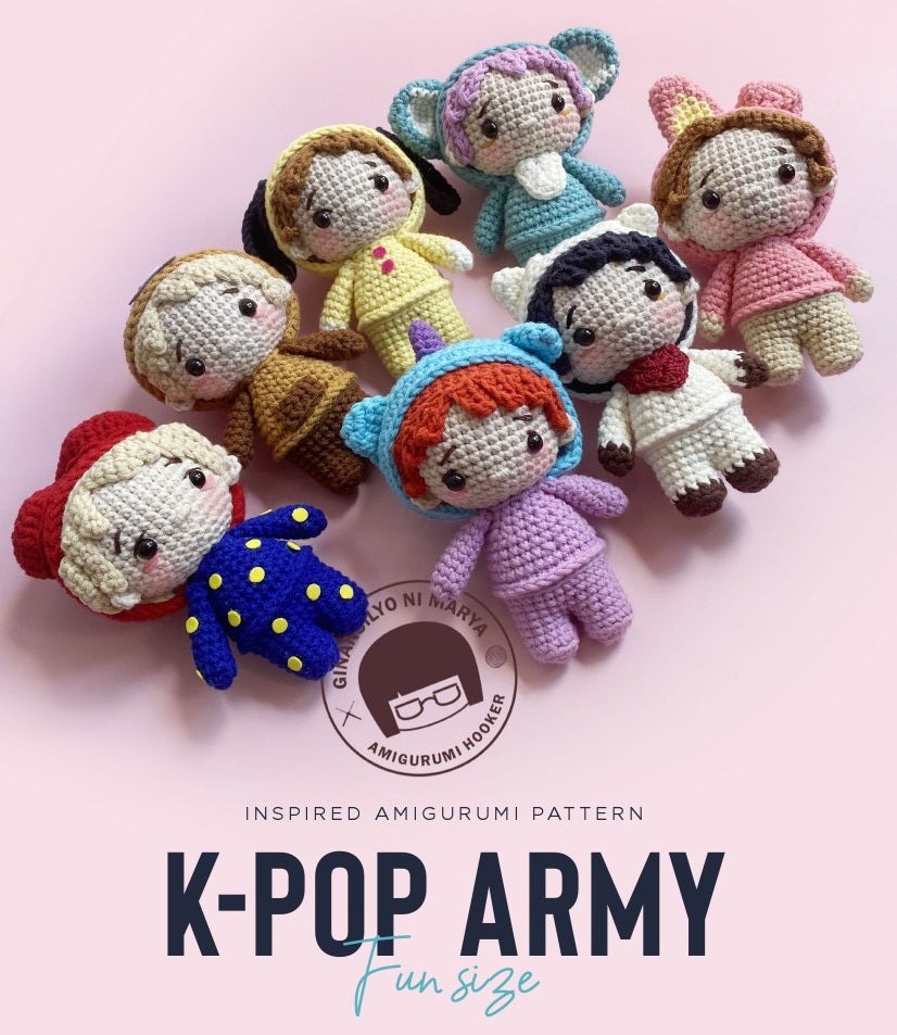 K-Pop Army BTS Fun Size Amigurumi