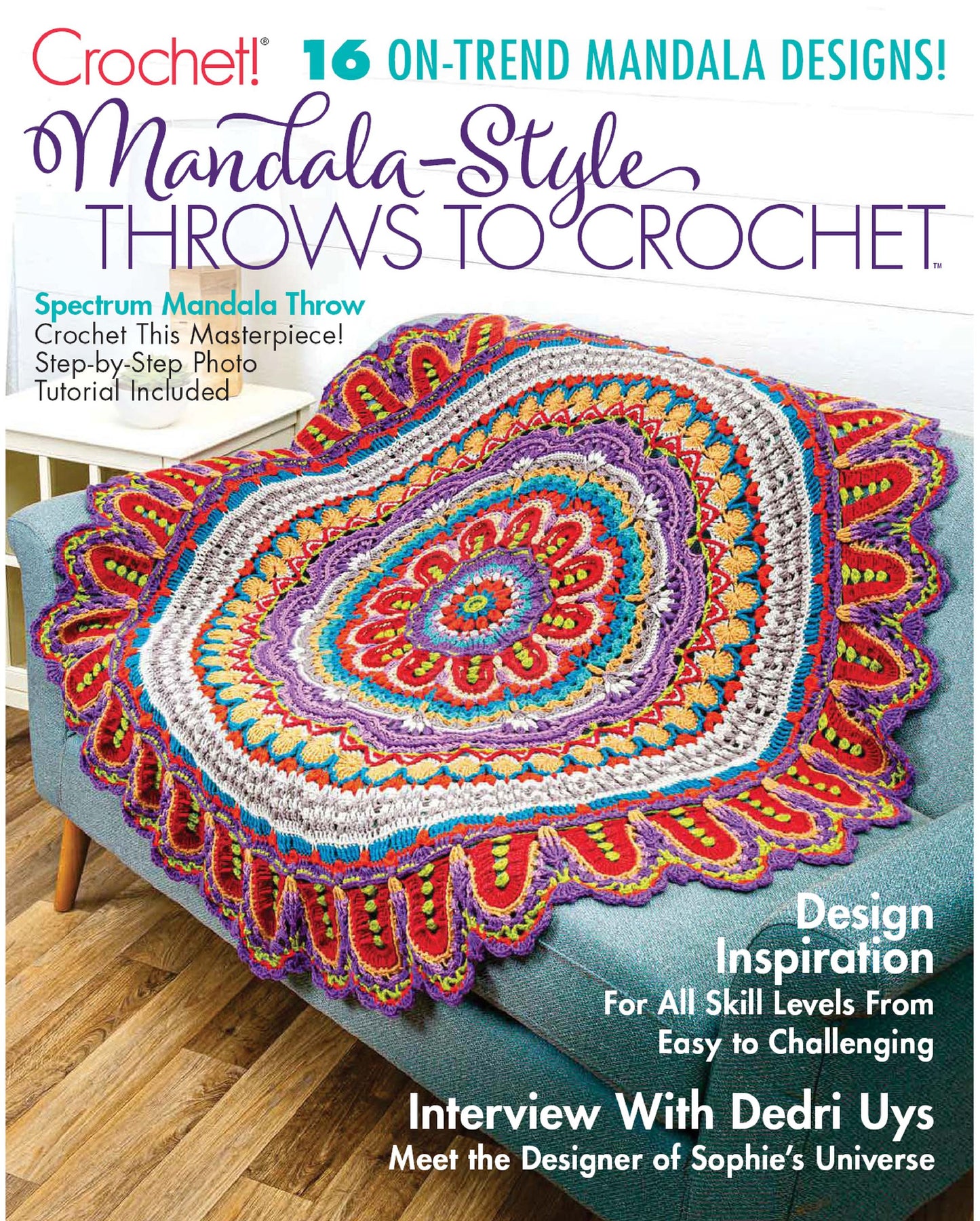 Mandala Style Throw to Crochet