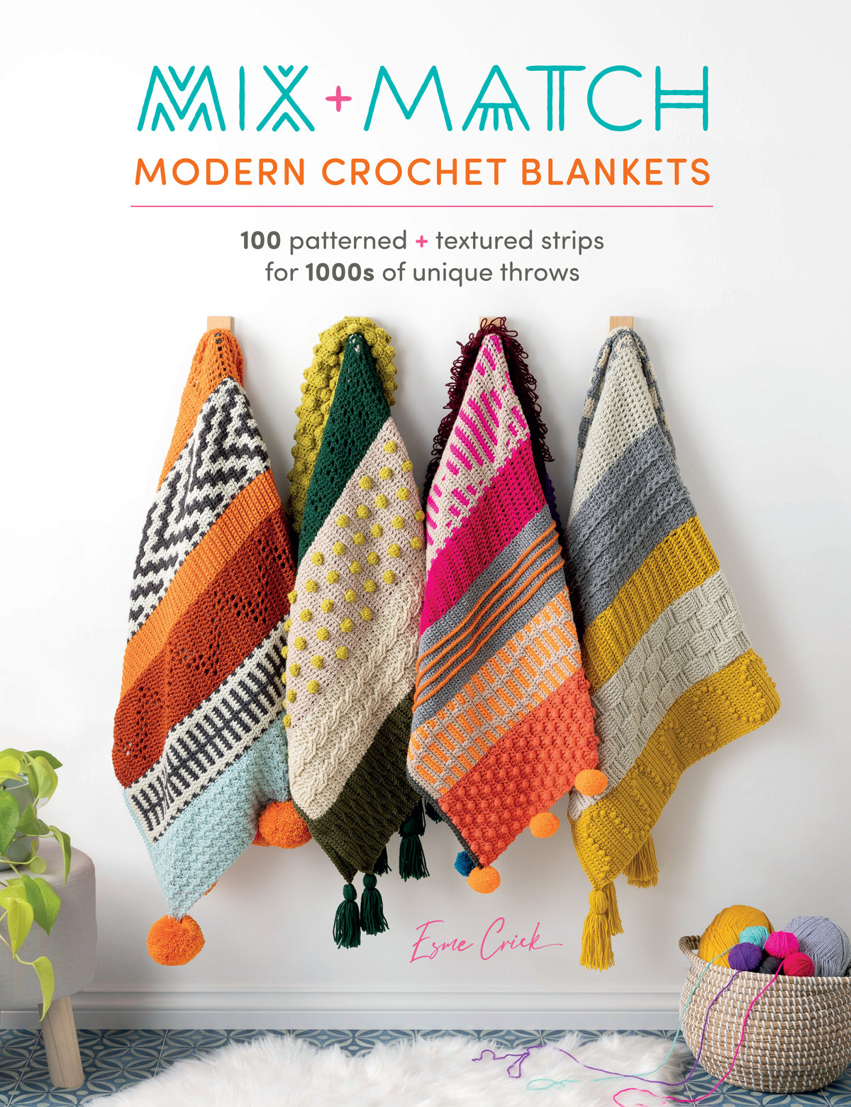 Mix and Match Modern Crochet Blanket (Esme Crick) (2023)