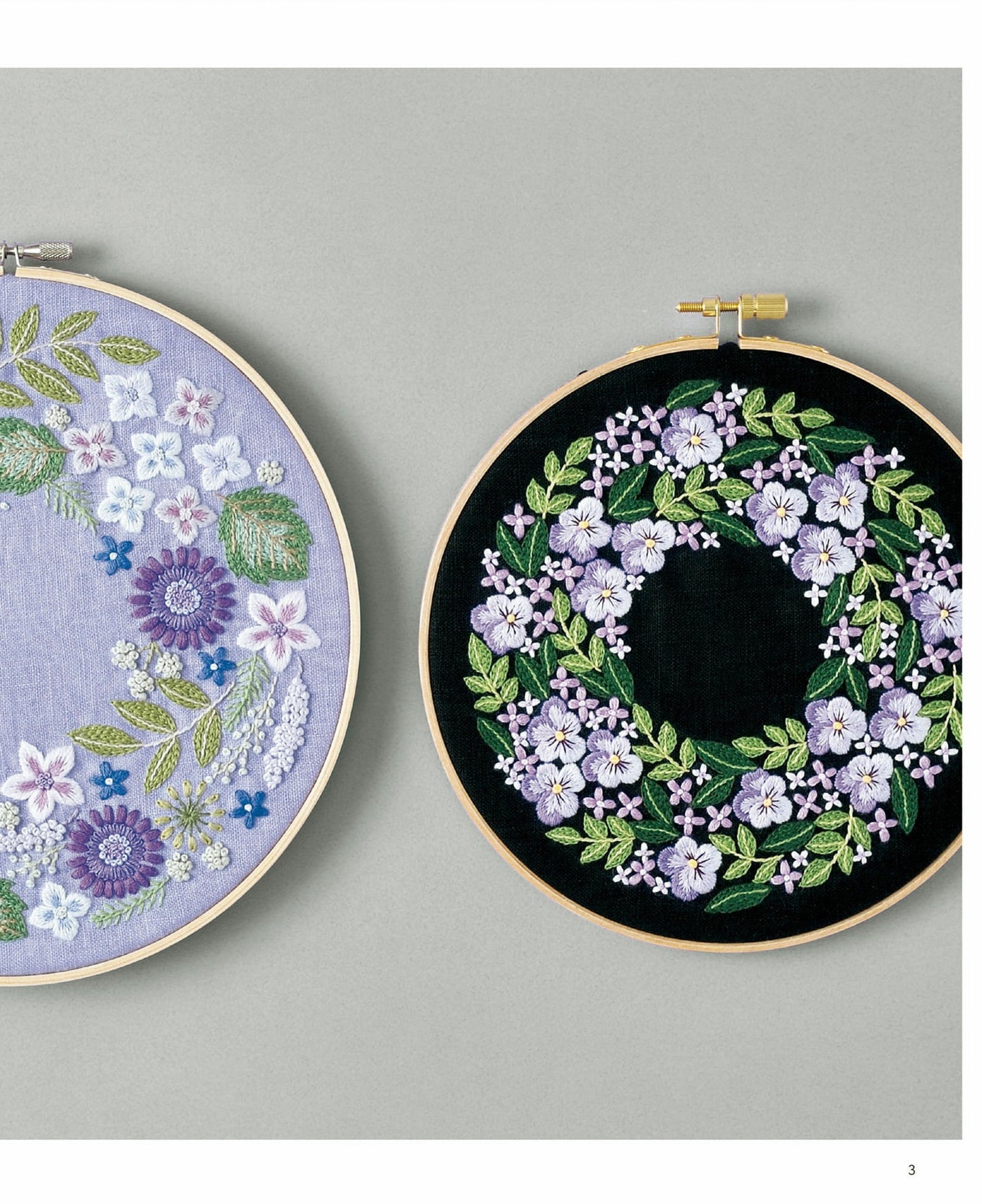 12 Months Spent with Plant Embroidery by Yula